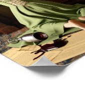 13シンボル：迷路ポスタープリント ポスター (角)