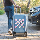 13バレーボール選手ボホペイズリーピンクブラック シール (スーツケースインサイチュ)