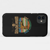 13パパお気に入りのドッグジャーマンシェパード Case-Mate iPhoneケース (裏面(横))