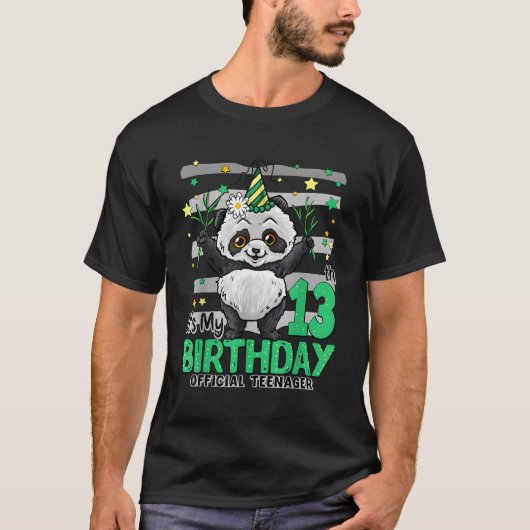 13パンダ13thパンダ tシャツ (正面)