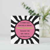13パーソナライズされた歳の誕生日パーティーの招待 招待状 (スタンド正面)