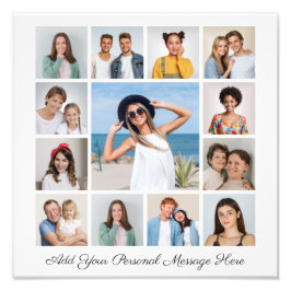 13フォトコラージュあいさつ文の写真の拡大 フォトプリント           