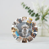 13フォトコラージュパーソナライズされた シーズンカード (スタンド正面)