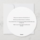 13フォトコラージュパーソナライズされた シーズンカード (裏面)