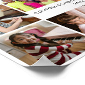 13フォトコラージュ音楽先生パーソナライズされたギフト ポスター (角)