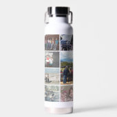 13フォトコラージュ – 中央に1つの大きな写真 ウォーターボトル (正面)