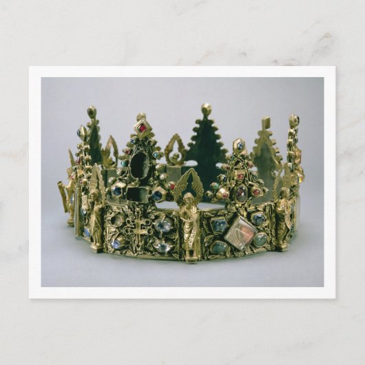 13世紀のセントルイスの王冠（シルバーギルト） ポストカード (正面)
