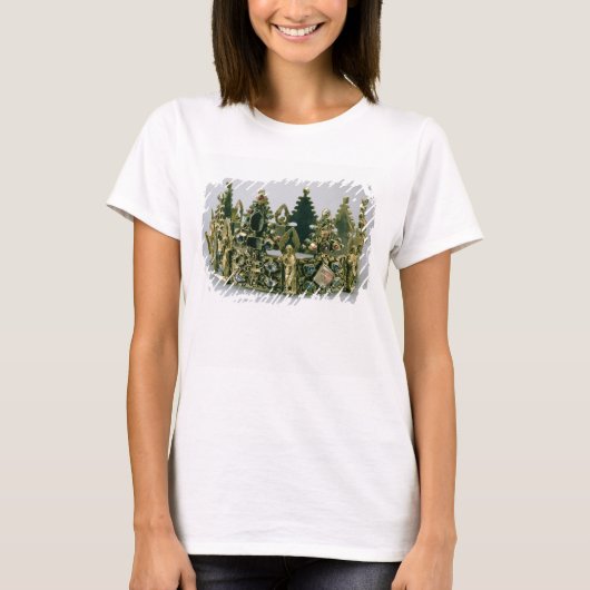13世紀のセントルイスの王冠(シルバーギルト) Tシャツ (正面)