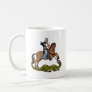 13世紀の聖ジョージとドラゴン コーヒーマグカップ