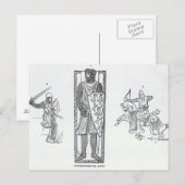 13世紀の鎧 ポストカード (正面/裏面)