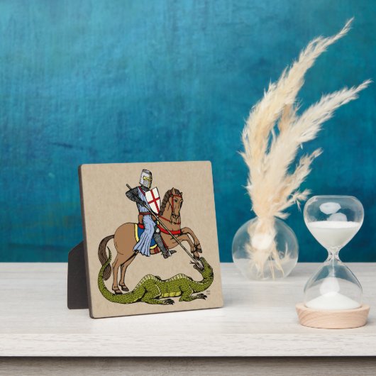 13世紀サンジョージ フォトプラーク (インサイチュ)