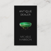 13世紀ボウルアンティークディーラーアンティーク店 名刺 (正面)