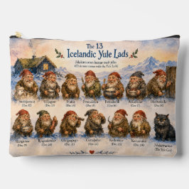 13人のユール・ラッドによるアイスランドのクリスマス アクセサリーポーチ