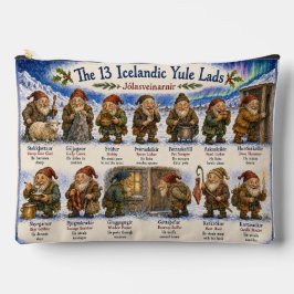13人のユール・ラッド（アイスランドのサンタクロース）レイキャヴィク クリスマス アクセサリーポーチ
