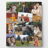 13偶然に重なり合う写真コラージュテンプレート フォトプラーク (正面)