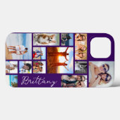 13写真モダンコラージュの署名名色 Case-Mate iPhoneケース (裏面 (横))