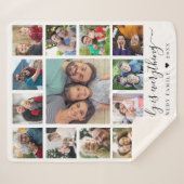 13写真モダンコラージュ引用文姓 シェルパブランケット (正面(横))