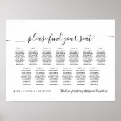 13台のテーモダンブルで座席表を確認 ポスター (正面)