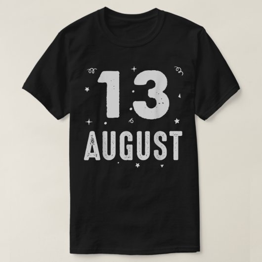13周威厳がある年パーティーの特別な機会  Tシャツ (デザイン正面)