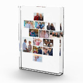 13周年記念パーソナライズされた写真コラージュ フォトブロック (右)