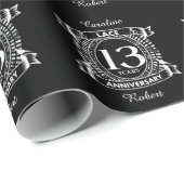 13周年記念結婚レース ラッピングペーパー (ロールコーナー)