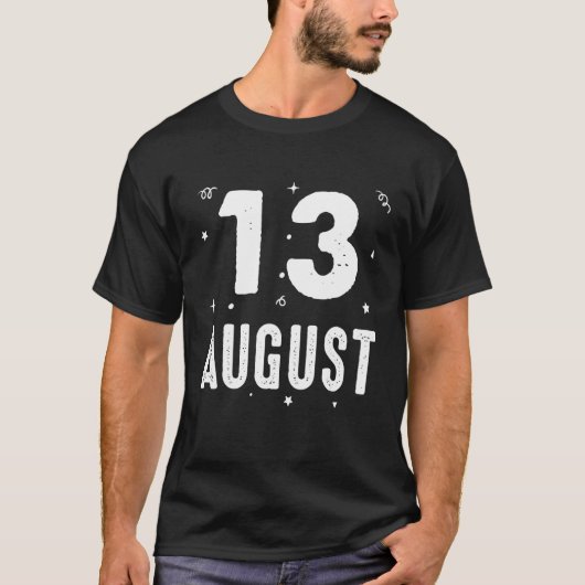 13威厳がある周年記念パーティー特別な機会 Tシャツ (正面)
