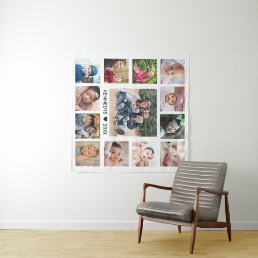 13家族で自分の写真を作成   タペストリー (インサイチュ(横))