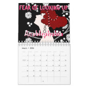 13年のカレンダーを埋めるフォバイアス カレンダー (3月 2026)