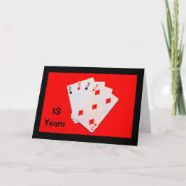 13年は大変だ！アニバーサリーカード カード
