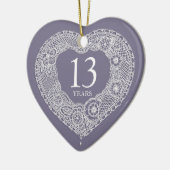 13年レース記念ハート写真 セラミックオーナメント (左)