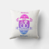 13年伝統的レース13結婚周年 クッション (裏面)