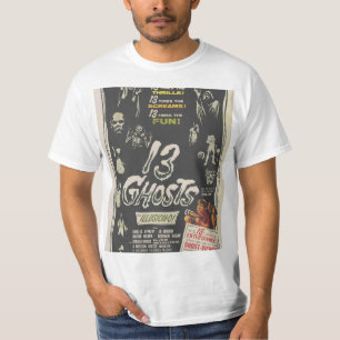 13幽霊たちヴィンテージ映画ポスター Tシャツ