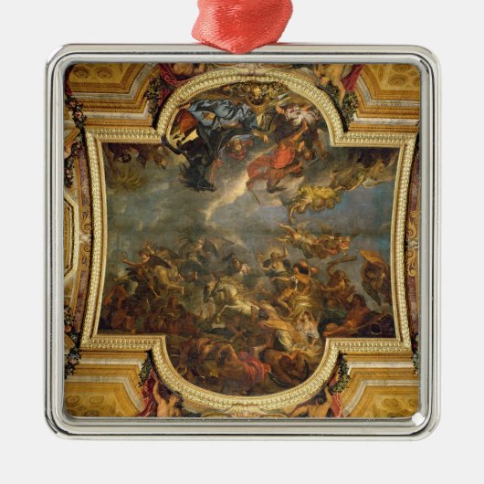 13日の王のTakingマーストリヒト眺め メタルオーナメント (正面)