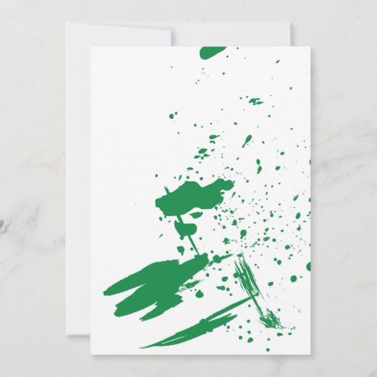 13日の金曜日の誕生日 招待状 (裏面)