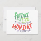 13日の金曜日はモンデイ・ザ・ワテバよりいい シーズンカード (裏面)