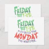 13日の金曜日はモンデイ・ザ・ワテバよりいい シーズンカード (正面/裏面)