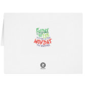 13日の金曜日は月曜日より良い何でも (裏面横)