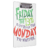13日の金曜日は月曜日より良い何でも クリップボード (右)