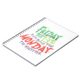 13日の金曜日は月曜日より良い何でも ノートブック (左側)