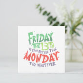 13日の金曜日は、月曜の何それよりもいい 招待状 (スタンド正面)