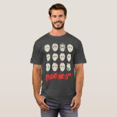 13日の金曜日 ハロウィンデザインマスク フレンド Tシャツ (正面フル)