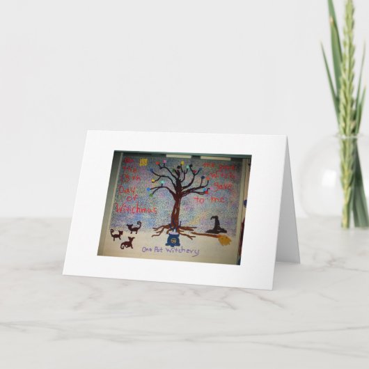 13日のWitchmas シーズンカード (正面)