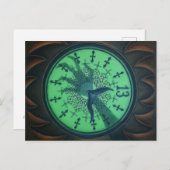 13時幽霊のよく出る間はがき ポストカード (正面/裏面)