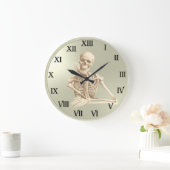 13時間時計のスケルトンフレンドリー ラージ壁時計 (ホーム)