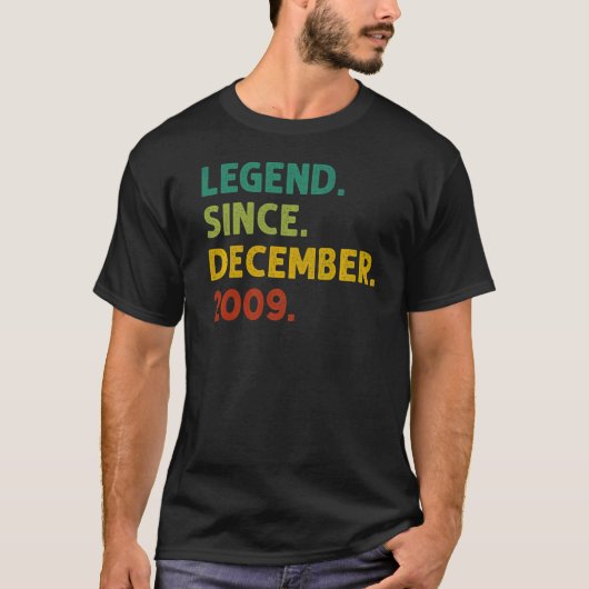 13歳の伝説2009年12月13日バレ Tシャツ (正面)