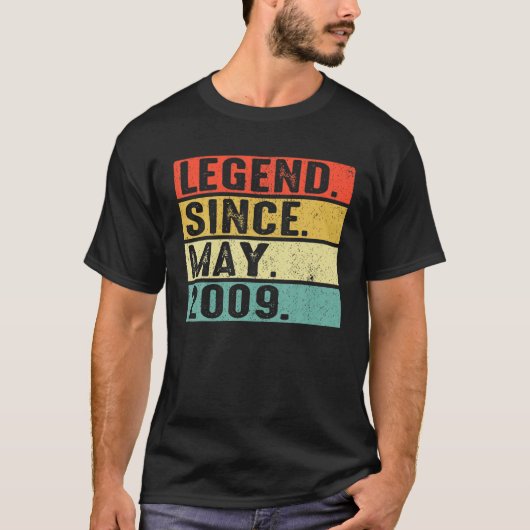 13歳の伝説2009年5月13誕生日G Tシャツ (正面)