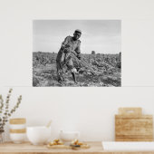 13歳の子どもがジョージアで野を耕す ポスター (キッチン)