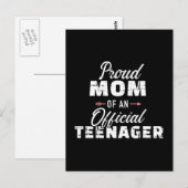 13歳の子の誇りな母の誕生日 ポストカード (正面/裏面)