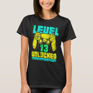 13歳の誕生日おめでとう レベル13のロックが解除されました 公式のティーン向け Tシャツ