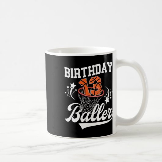 13歳の誕生日おめでとうSketllプレイヤー コーヒーマグカップ (右)